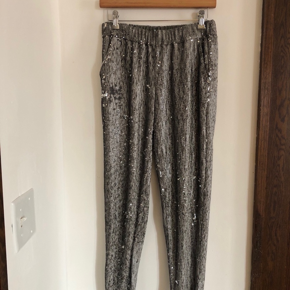 Sequin Joggers